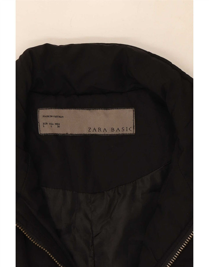 Jachetă Utilitară pentru Damă Zara UK 14 Mare Poliester Negru
