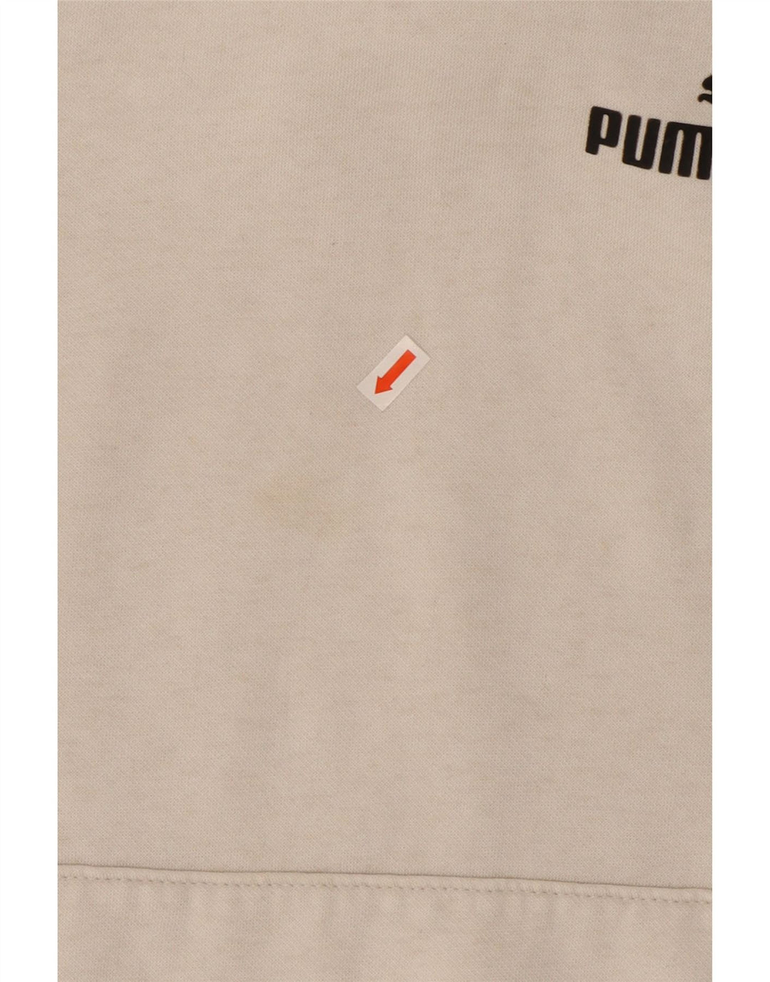 Pulover Puma pentru femei, UK 12, poliester alb mediu