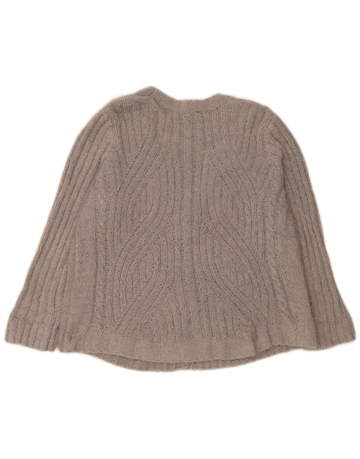 Pulover cardigan supradimensionat pentru femei Marks & Spencer UK 18 XL poliester gri