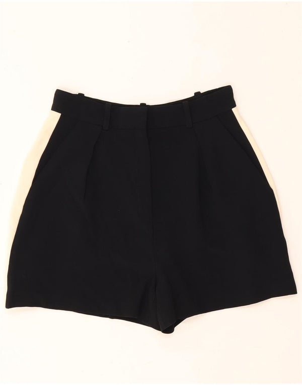 Elisabetta Franchi Pantaloni scurți chino cu talie înaltă pentru femei IT 44 Medium W26 Bleumarin