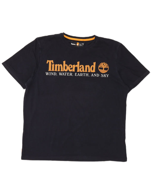 TIMBERLAND Bărbați Regular Fit Tricou grafic Top XL Bleumarin