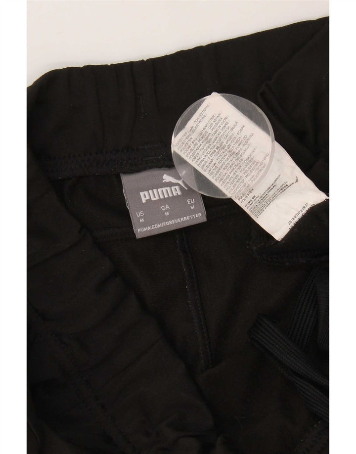 Pantaloni de trening Puma pentru bărbați Joggeri poliester mediu negru