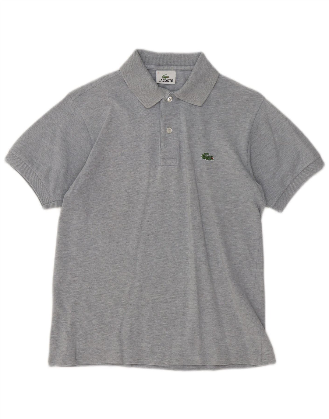 Tricou polo pentru bărbați LACOSTE Mărimea 2 XS bumbac cu pete gri