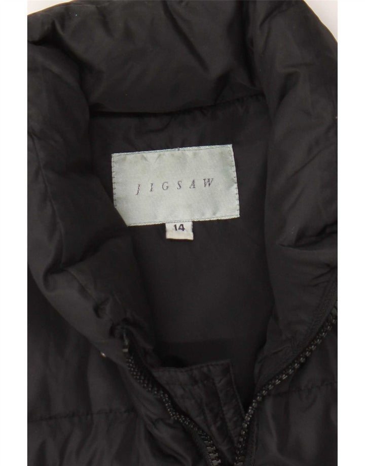 Gilet căptușit pentru femei Jigsaw UK 14 Large Black