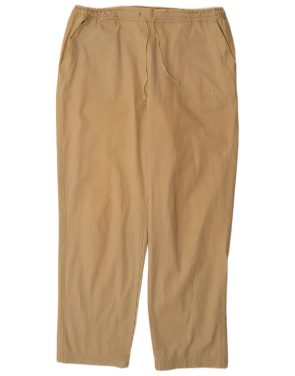 Pantaloni chino drepți pentru bărbați Adidas W40 L32 bumbac bej