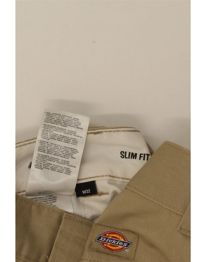 Pantaloni scurți chino pentru bărbați DICKIES Slim Fit W32 Poliester mediu bej