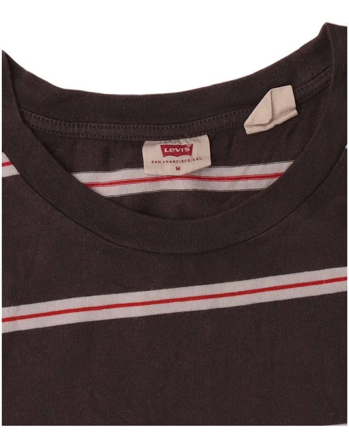 Tricou pentru femei Levi's Top UK 14 Medium Gri cu dungi