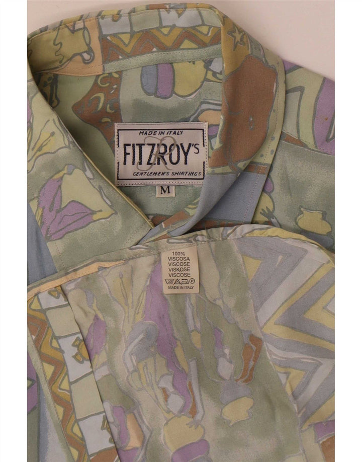 Cămașă cu mânecă scurtă Fitzroy pentru bărbați, cu model abstract, multicoloră