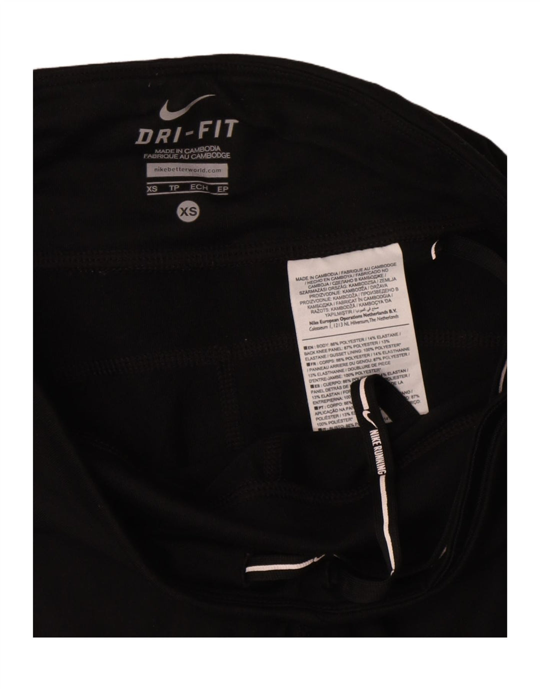 Leggings Nike Dri Fit pentru femei UK 6 XS Poliester negru