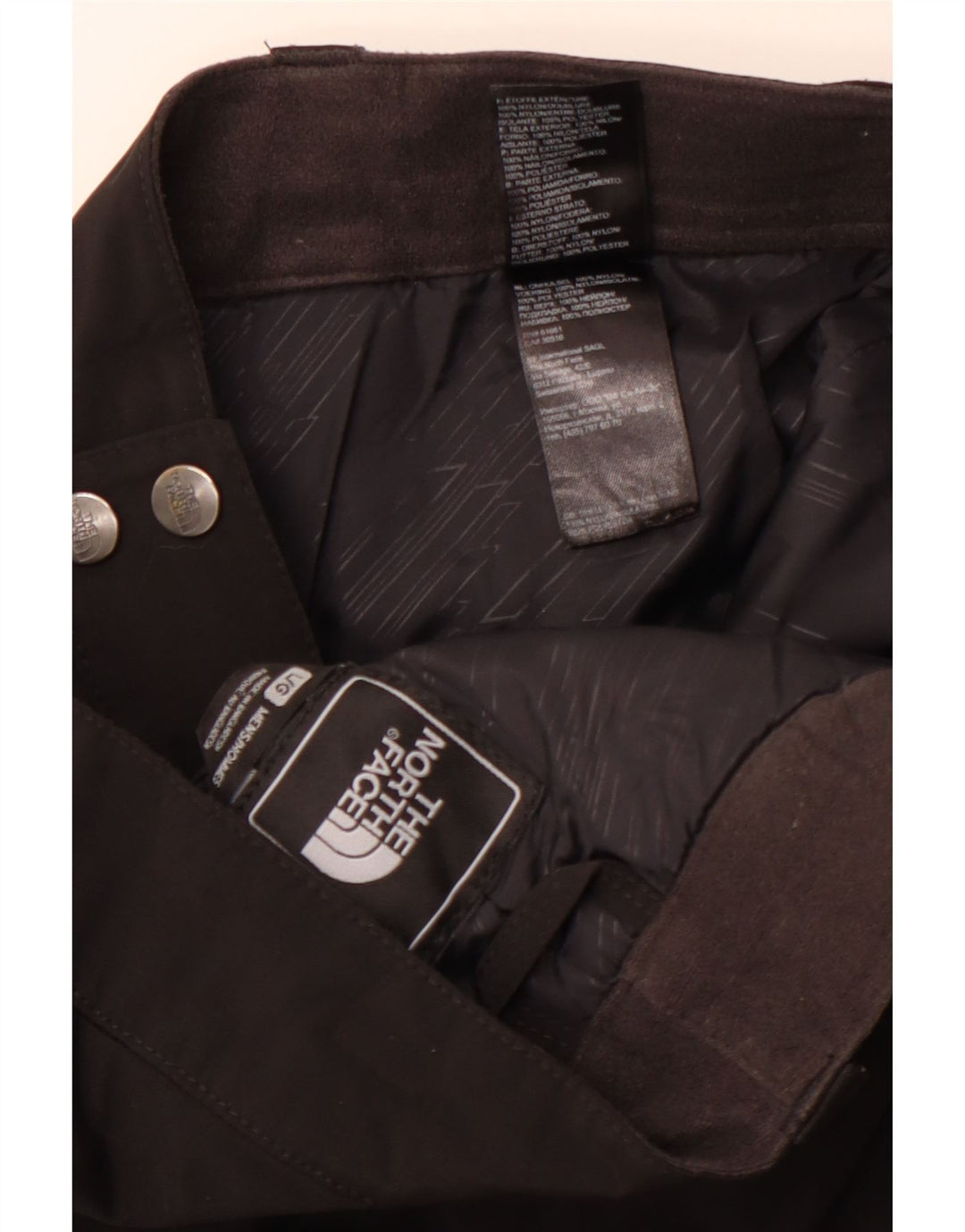 Pantaloni de schi pentru bărbați The North Face, mari W37 L30, nailon negru