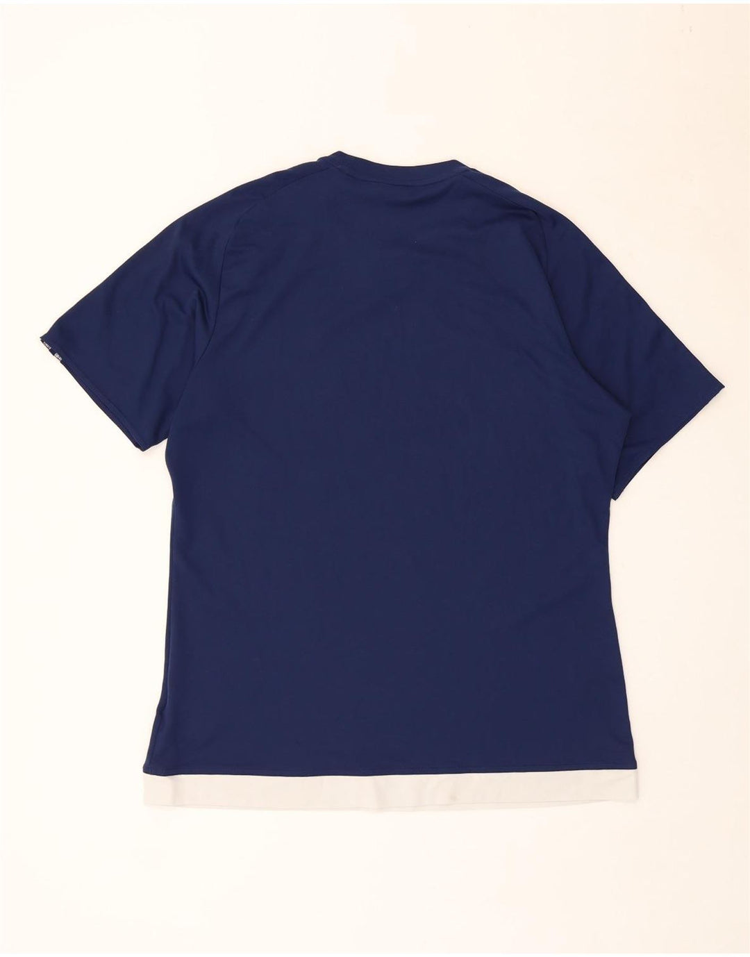 Tricou Adidas Climalite pentru bărbați Top mare, albastru bleumarin, poliester color bloc