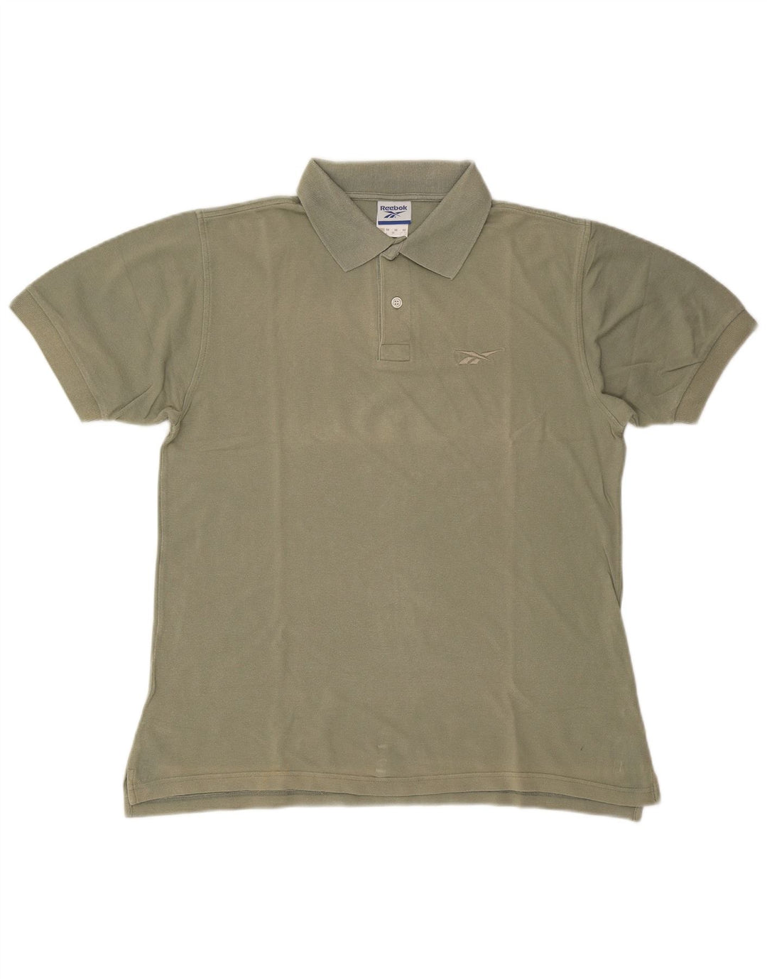 Tricou polo Reebok pentru bărbați, bumbac mediu kaki