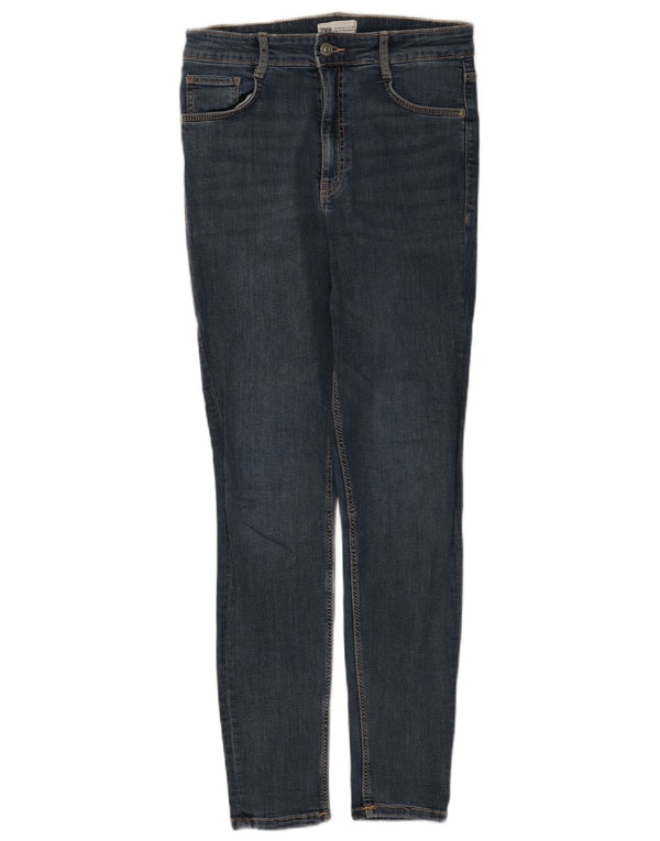 Blugi skinny dama Zara EU 40 Medium W30 L30 Bumbac albastru