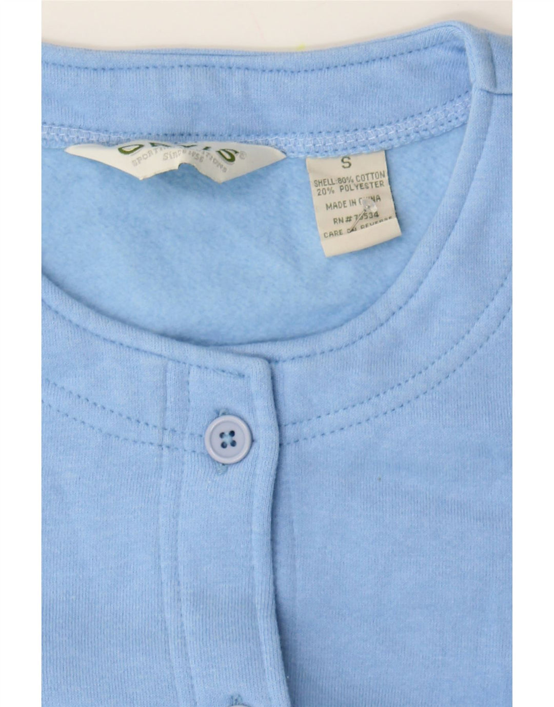 ORVIS Womens Cardigan Sweater UK 10 Small Blue Cotton Vintage Orvis and Second-Hand Orvis from Messina Hembry 