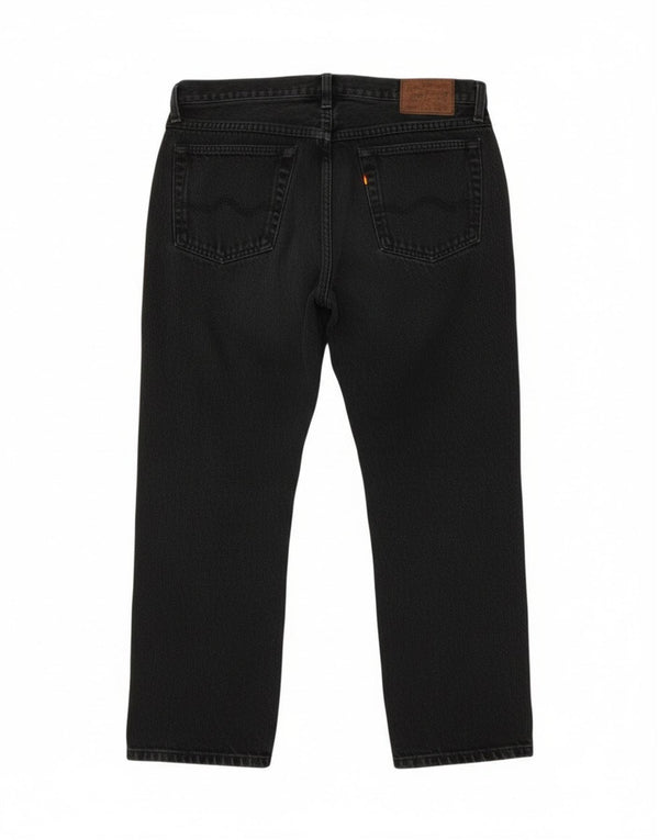 Blugi drepti pentru bărbați Wrangler W38 L30 bumbac gri