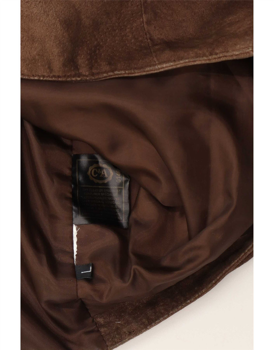 C&A Gilet pentru bărbați din piele intoarsa mare maro