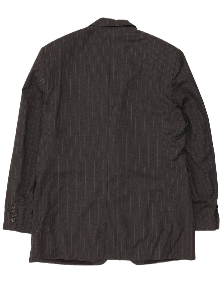 Jachetă pentru bărbați Ralph Lauren cu 2 nasturi UK 42 XL Lână cu dungi gri