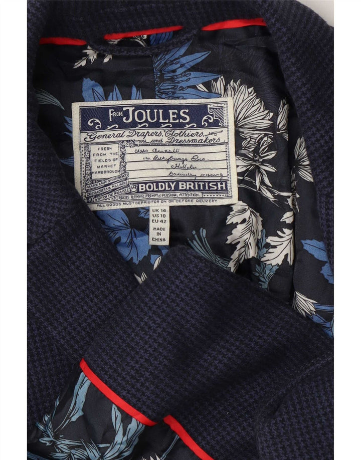 Jachetă Blazer pentru femei Joules cu 2 nasturi UK 14, mare, albastru bleumarin