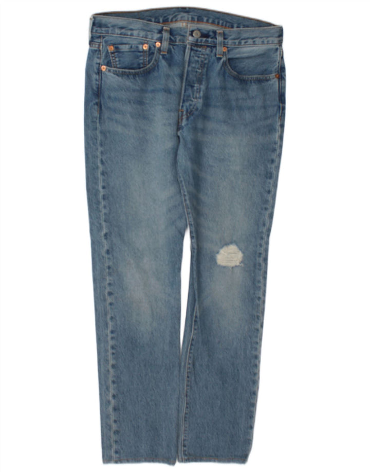 Blugi drepti pentru bărbați Levi's 501 W32 L30 Bumbac albastru