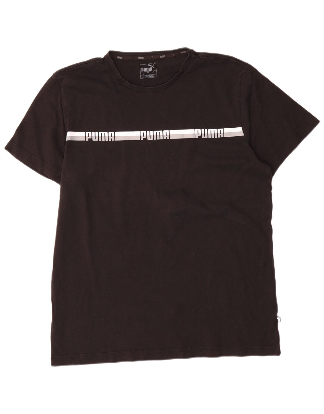 Tricou grafic Puma pentru bărbați Top Large Negru