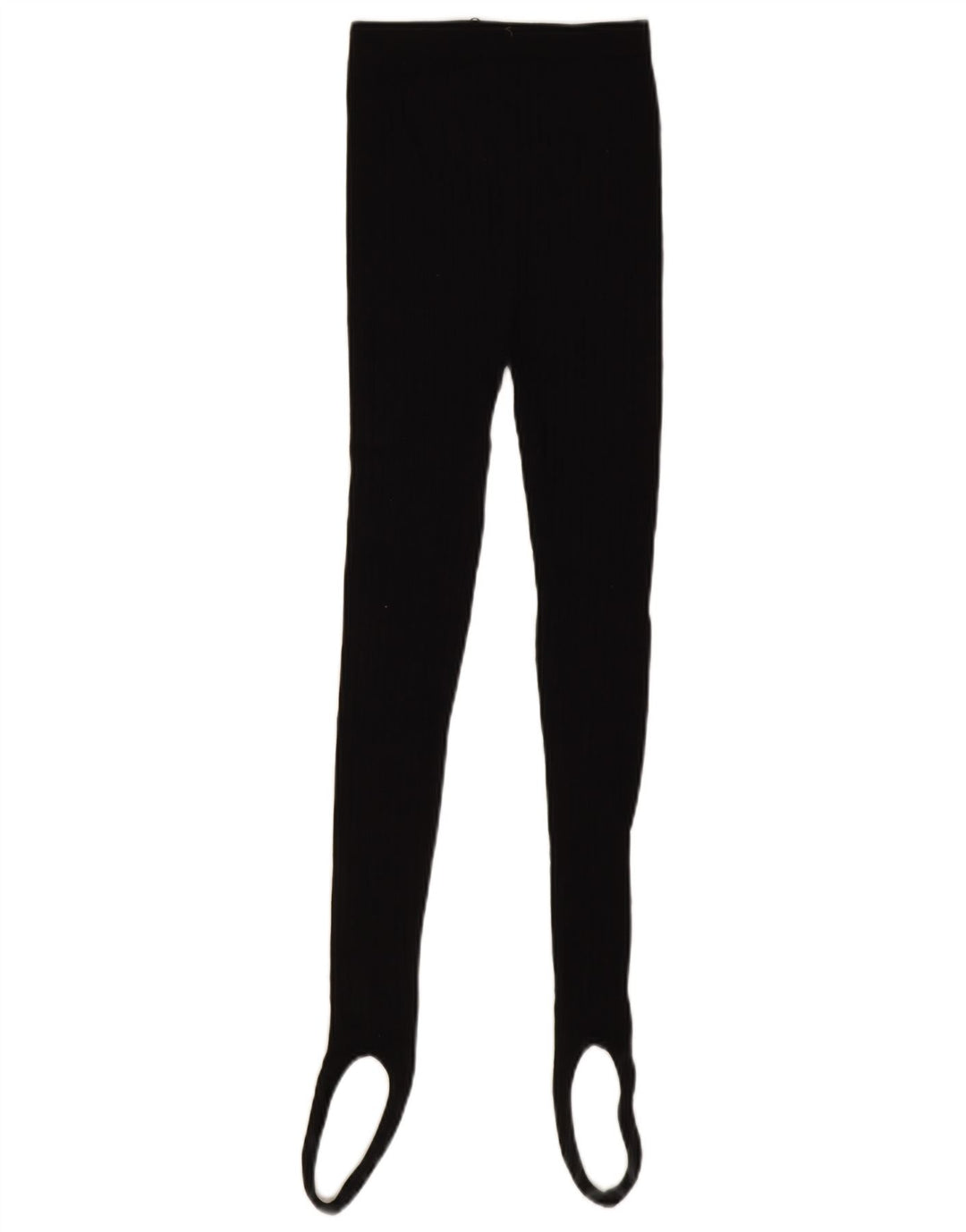 Leggings cu etrier pentru femei Zara UK 12, bumbac mediu negru