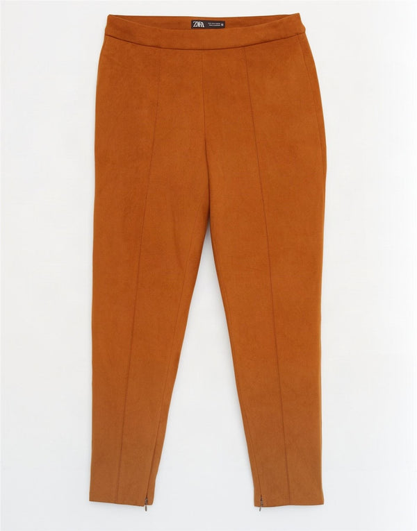 Pantaloni skinny casual pentru femei Zara L32 L29 Maro