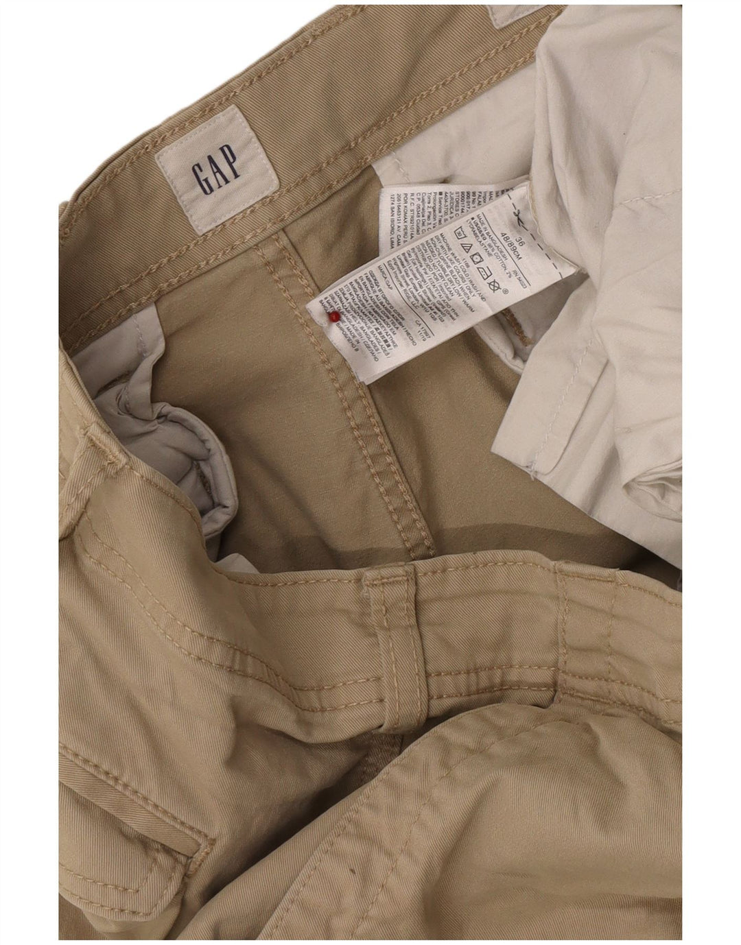 Pantaloni scurți pentru bărbați Gap Cargo W36 Large Beige Bumbac