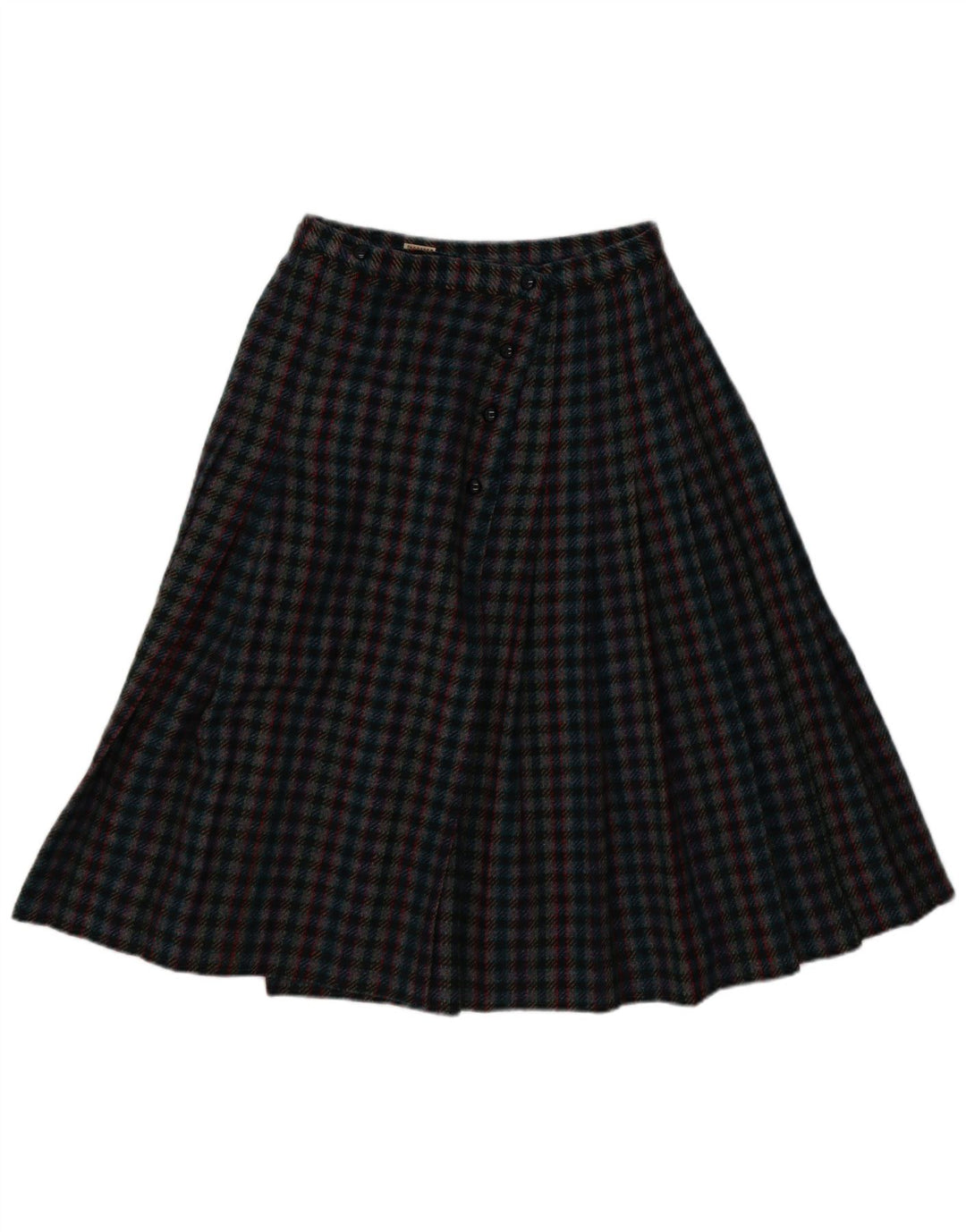 Fusta Plisată Vintage Femei W28 Medium Multicolor Check