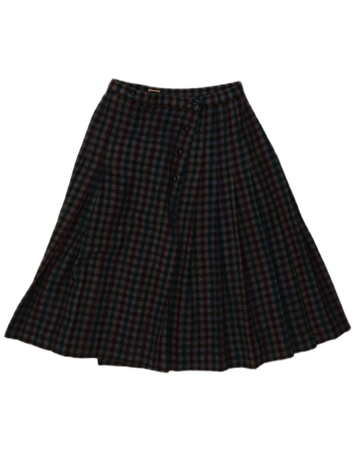 Fusta Plisată Vintage Femei W28 Medium Multicolor Check