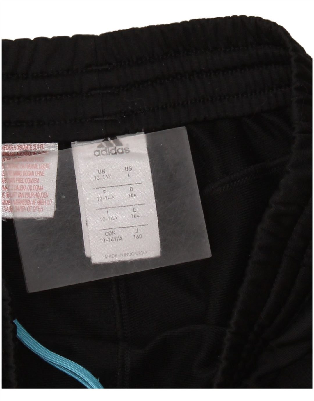 Adidas Fete 13-14 Ani Negru Poliester