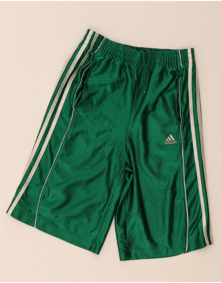 Pantaloni scurți sport pentru băieți Adidas 10-11 ani Poliester verde mediu