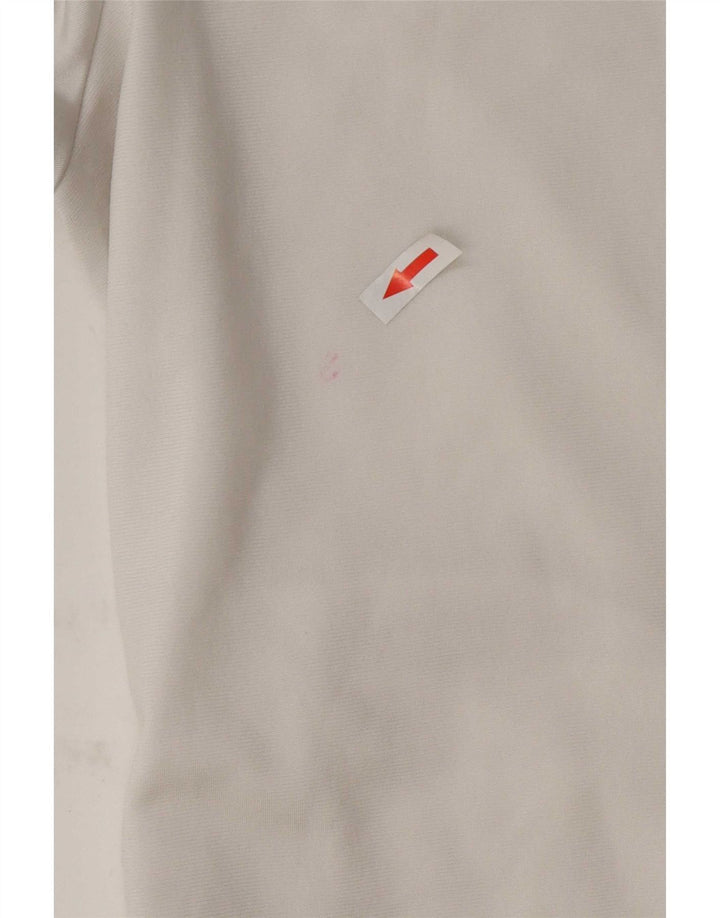 Jachetă de trening pentru femei Adidas UK 16, mare, alb, poliester