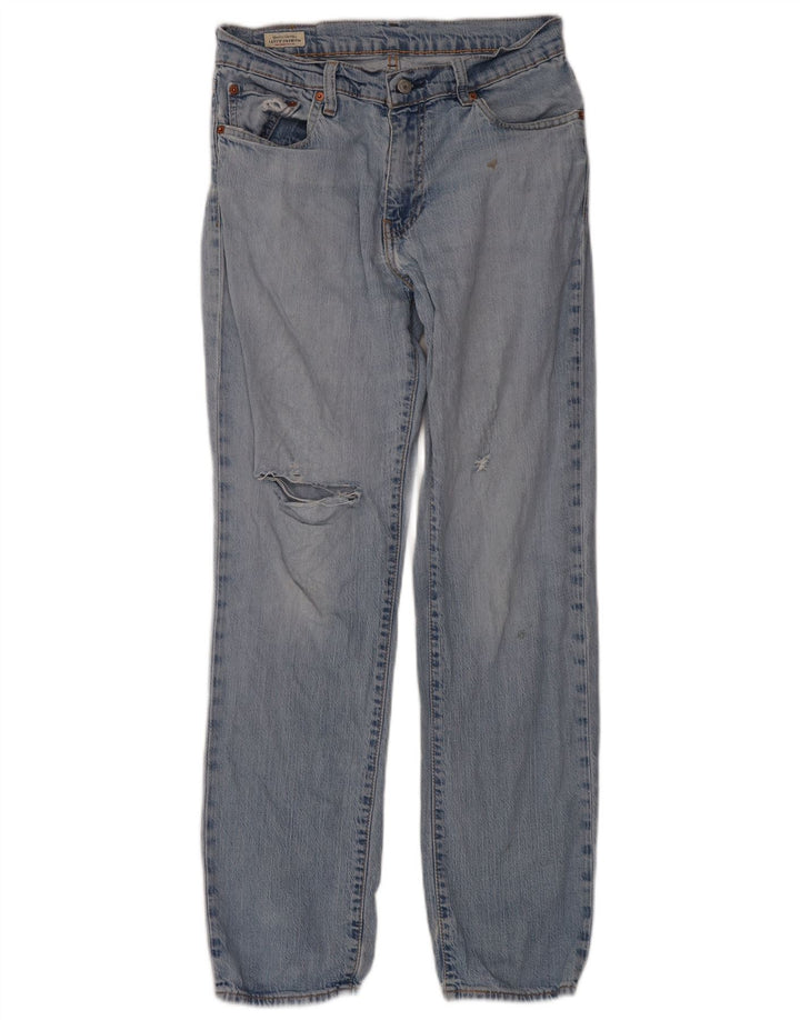 Blugi drepți distressed pentru bărbați Levi's W32 L32 Bumbac albastru