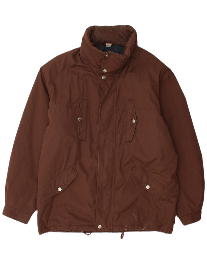 Jachetă cu glugă pentru bărbați FILA Magic Line IT 50 Poliester maro mare