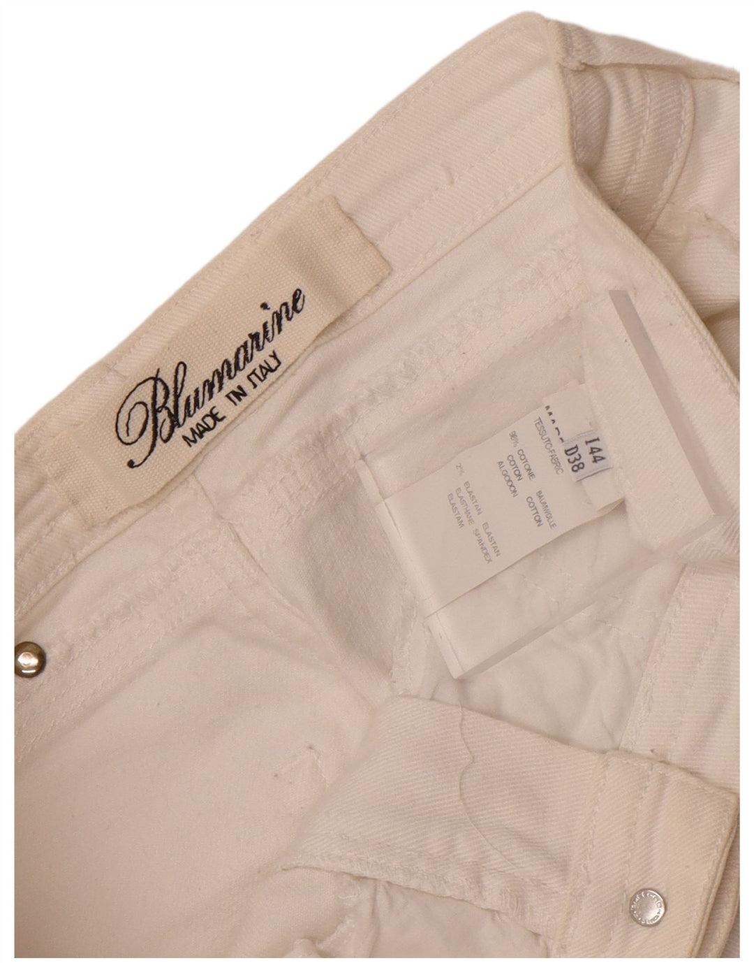 Blumarine Blumarine Femei Slim IT 44 Medium L30 L33 Bumbac Alb