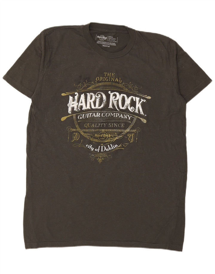 HARD ROCK CAFE Tricou grafic pentru bărbați City of Dublin Top Medium Khaki Bumbac