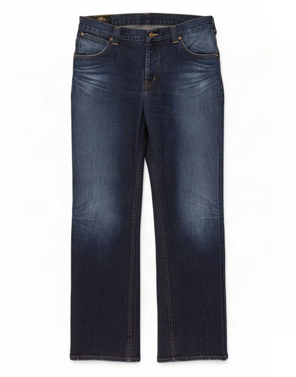 Blugi pentru bărbați Lee Roscoe Bootcut W34 L34 Bumbac albastru