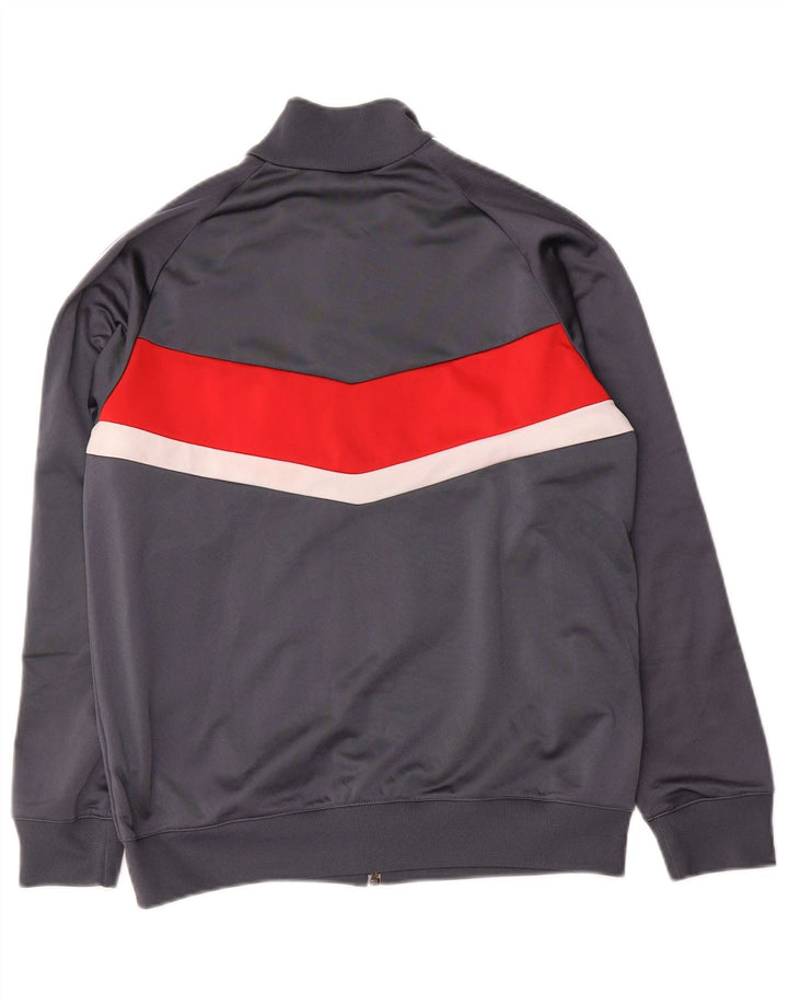 Jachetă de trening pentru bărbați Adidas, gri mic, poliester color bloc