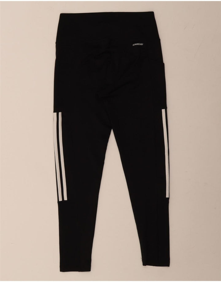 Leggings Aeroready ADIDAS pentru femei UK 12/14 Poliester mediu negru