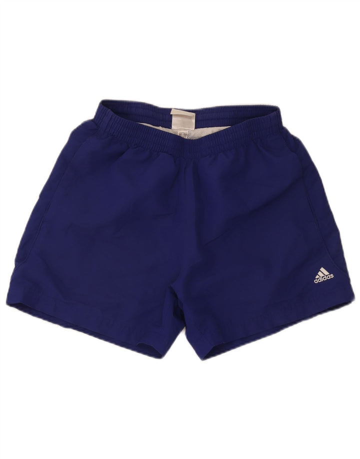 Pantaloni scurți sport Adidas pentru bărbați, poliester mediu bleumarin