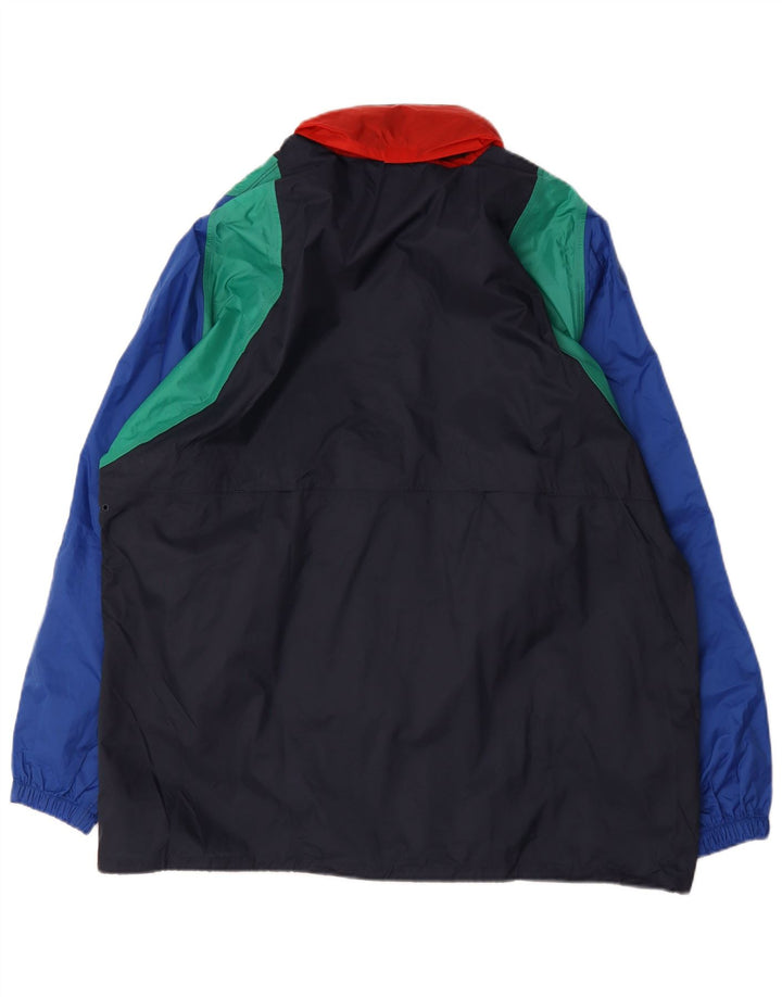 Jachetă de ploaie pentru bărbați Anuy UK 40 mare, albastru bleumarin, nailon color bloc