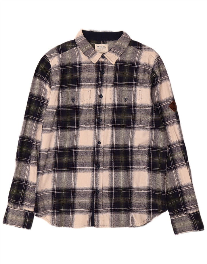 Cămașă de flanel pentru bărbați Mountain Warehouse, bumbac cu carouri, multicoloră, medie