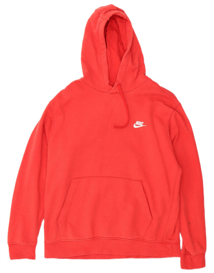 Pulover Nike pentru bărbați, bumbac roșu mare