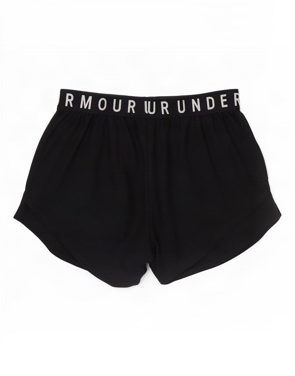 Pantaloni scurți sport Under Armour pentru femei Heat Gear Graphic UK 8 Small Black