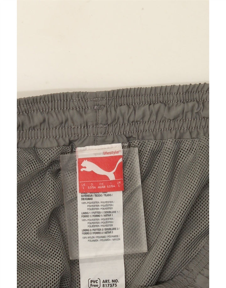 Pantaloni de trening PUMA pentru bărbați Joggeri mari, gri, poliester