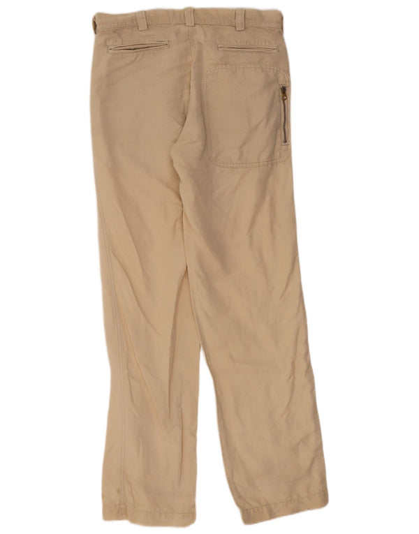 Armani Jeans Pantaloni chino drepți pentru bărbați IT 48 Medium L34 L34 Bej Bumbac