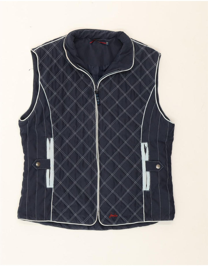 Gilet matlasat pentru femei Joules UK 16, mare, albastru, poliester