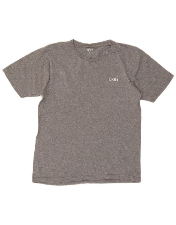 Tricou pentru bărbați Dkny Top din bumbac gri mediu