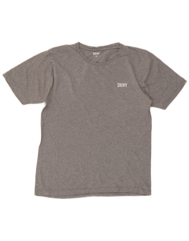 Tricou pentru bărbați Dkny Top din bumbac gri mediu