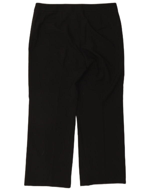 Pantaloni casual drepti pentru femei Marks & Spencer UK 16 Large W34 L29 Negru